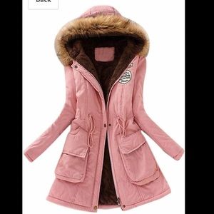 Pink army jacket